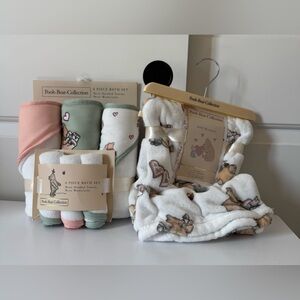 Kids Bath Set - White & Pastel Towels